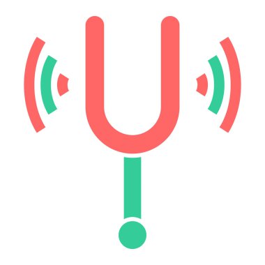 Müzik. Web simgesi basit illüstrasyon