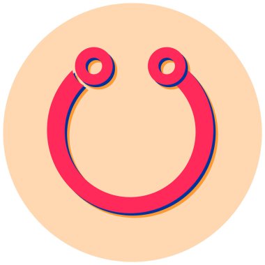 Bebeğim. Web simgesi basit illüstrasyon