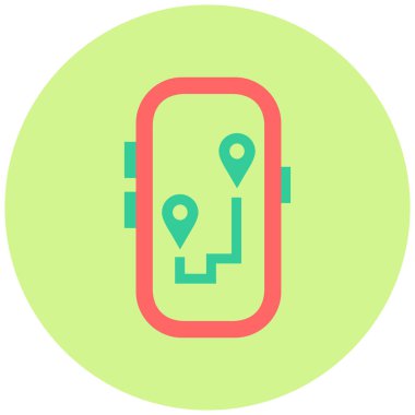 Harita iğnesi. Basit tasarım