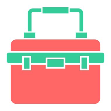 Çanta. Web simgesi basit tasarım