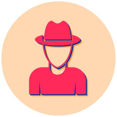 Kovboy şapkası. Basit tasarım