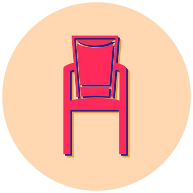 sandalye simgesi çizimi