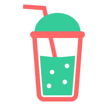 Kokteyl. Web simgesi basit tasarım