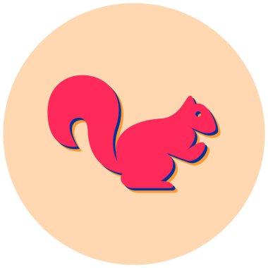 Bir filin düz simgesi