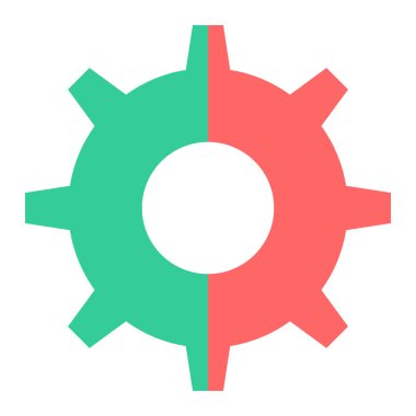 Teçhizat Web simgesi basit illüstrasyon