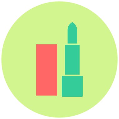 Ruj izi. Web simgesi basit illüstrasyon