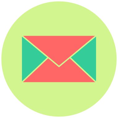 e- posta, e-posta, ileti, vektör illüstrasyonu