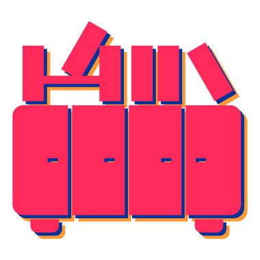 Modern eğitim ikonunun vektör illüstrasyonu