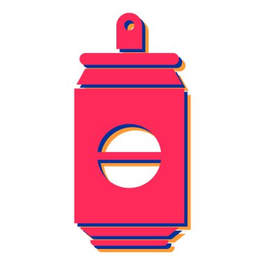 Modern b 'nin vektör illüstrasyonu şişe simgesinden yoksun