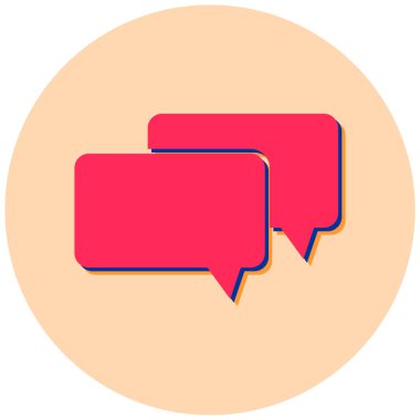 Konuşma balonu. Basit tasarım