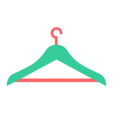 Askı. Web simgesi basit illüstrasyon