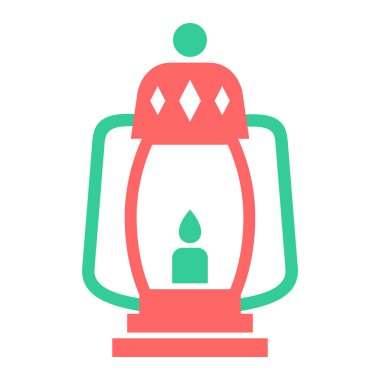 Mum ışığı. Web simgesi basit illüstrasyon