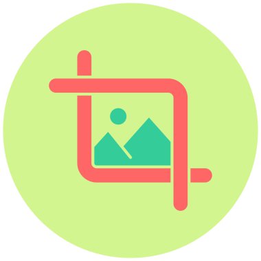 Ekin fotoğrafı. Web simgesi basit illüstrasyon