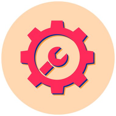 Ayarlama. Web simgesi basit illüstrasyon