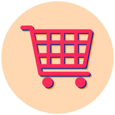 Alışveriş arabası. Basit tasarım