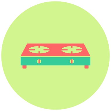 Fırın. Web simgesi basit illüstrasyon