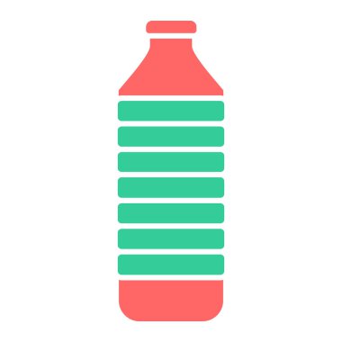 Şişe simgesinin vektör illüstrasyonu