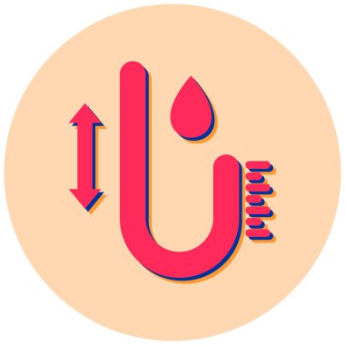 Yağ. Web simgesi basit illüstrasyon