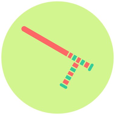 Baton simgesinin vektör illüstrasyonu