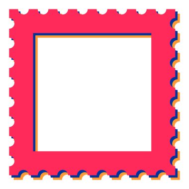 Beyaz arkaplanda çerçeve simgesi