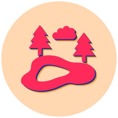 Bir ağacın vektör illüstrasyonu