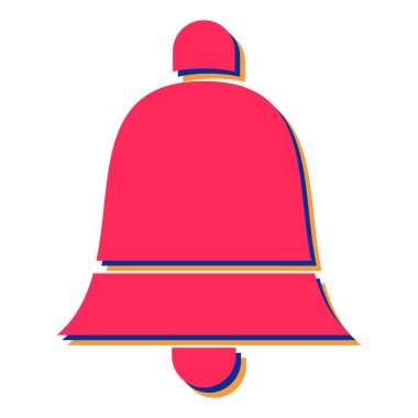 Çan simgesi vektör illüstrasyonu