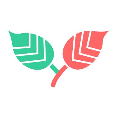 yapraklar sembol, vektör illüstrasyon