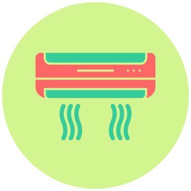 Klima düz vektör simgesi