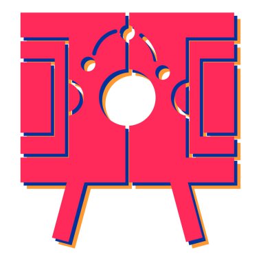 Yeni yılın kutlaması için arka planda bir vektör çizimi