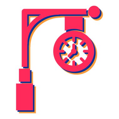 Modern b 'nin vektör gösterimi saatin simgesinden yoksundur