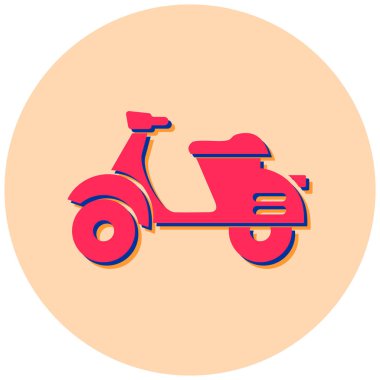 Mobilet. Web simgesi basit illüstrasyon