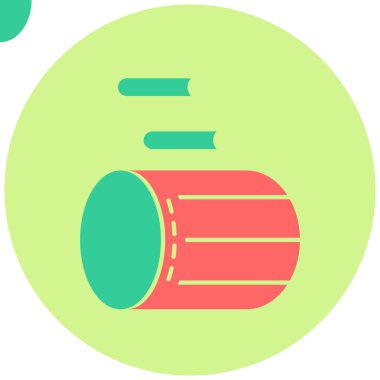 Kazılmış simgenin vektör illüstrasyonu