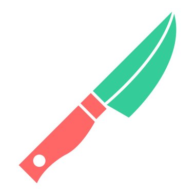 Bıçak ikonu. vektör illüstrasyonu