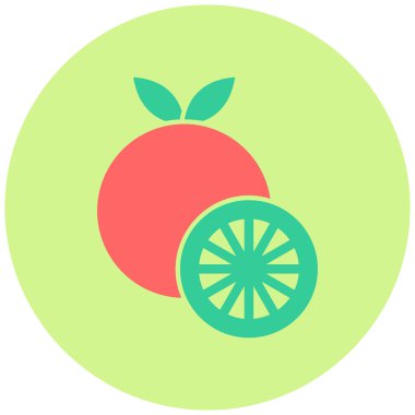 Greyfurt. Web simgesi basit illüstrasyon