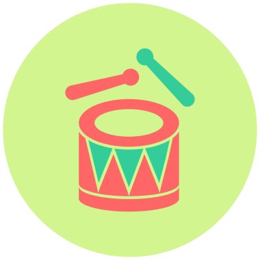 davul. Web simgesi basit tasarım