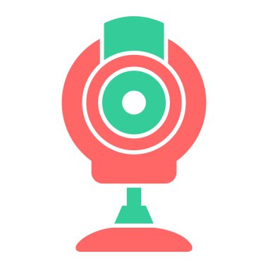 Web kamerası. Web simgesi basit illüstrasyon