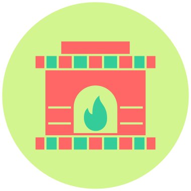 Taş ocağı. Web simgesi basit illüstrasyon