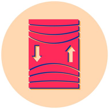 düz bir torba simgesi