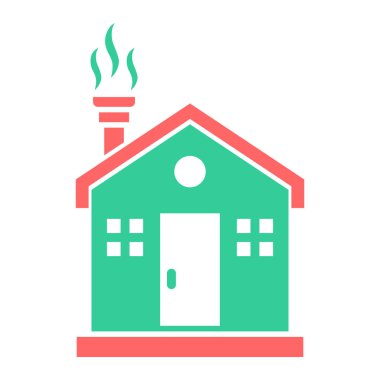 Bir ateş simgesinin vektör illüstrasyonu