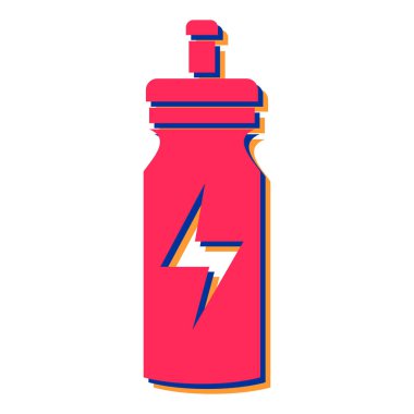 illüstrasyon izole vektör şişe