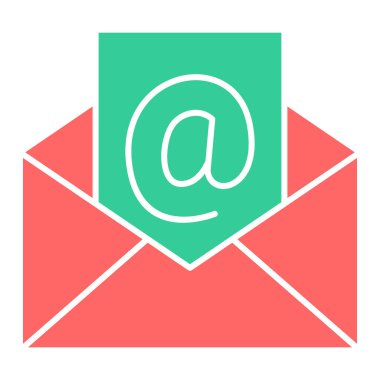 E- posta simgesi vektör illüstrasyonu