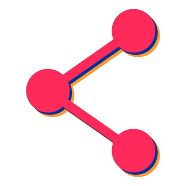 Paylaş. Web simgesi basit tasarım