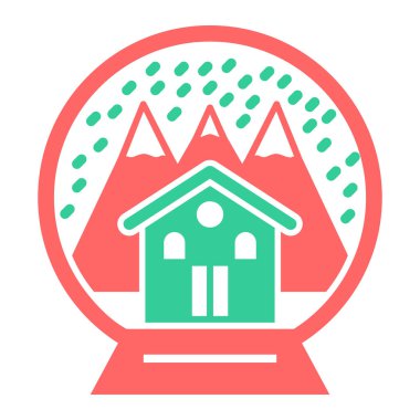 Ev. Web simgesi basit illüstrasyon