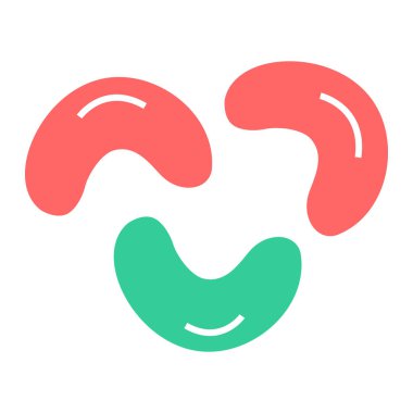 Tek bir simgenin vektör illüstrasyonu