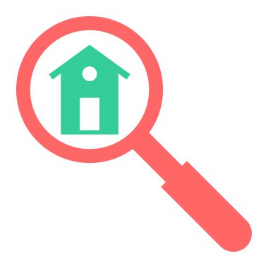 Arama simgesi vektör illüstrasyonu