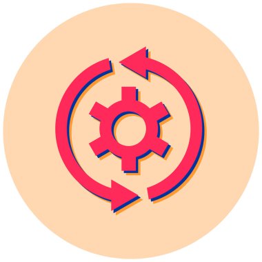 Ayarlama. Web simgesi basit illüstrasyon