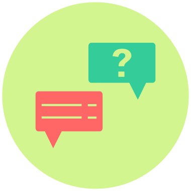 - Teknik destek. Web simgesi basit illüstrasyon