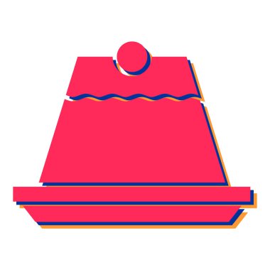 kek web simgesi vektör illüstrasyonu