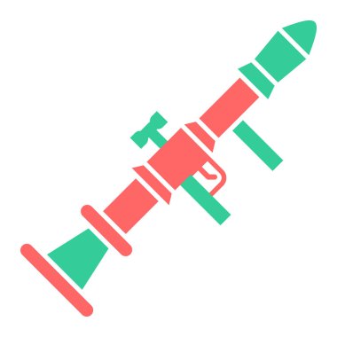 roket ikonu vektör illüstrasyonu