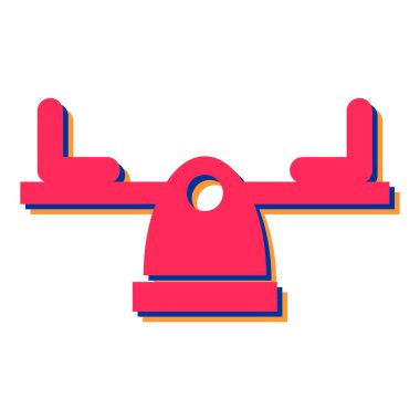 Vektör illüstrasyonu, simge ögesi arkaplanı